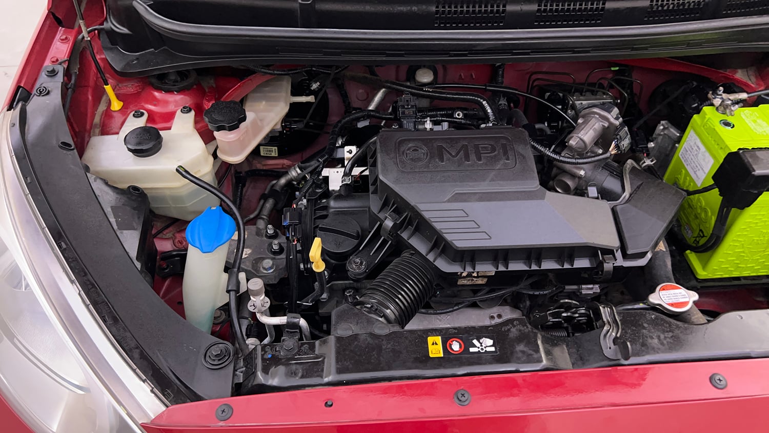 Used 2018 Hyundai Santro Asta Petrol Manual engine ENGINE RIGHT SIDE VIEW