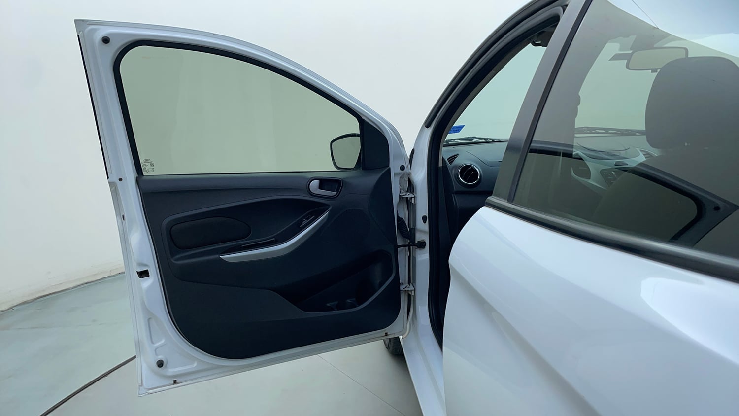 Used 2017 Ford Figo Trend 1.2 Ti-VCT Petrol Manual interior LEFT FRONT DOOR OPEN VIEW
