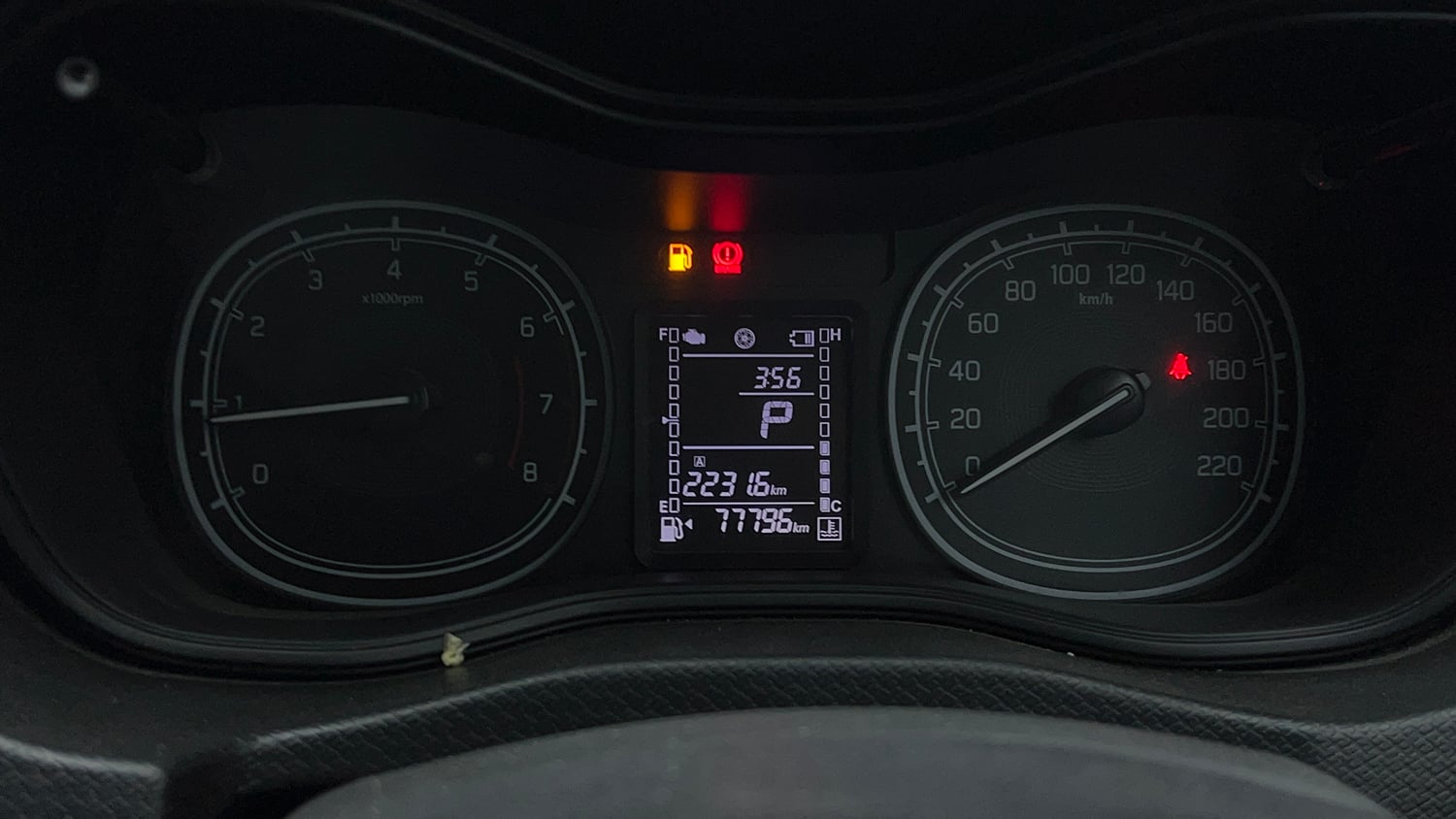 Used 2021 Toyota Urban Cruiser Mid Grade AT Petrol Automatic interior CLUSTERMETER VIEW
