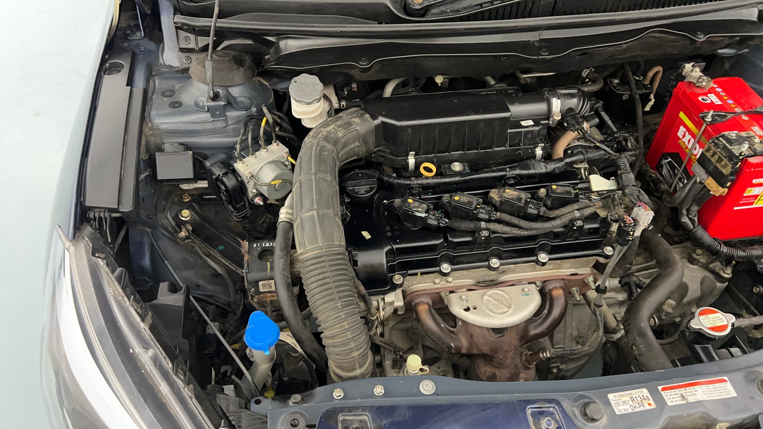 Used 2022 Maruti Suzuki Ciaz Zeta 1.5 Petrol Manual engine ENGINE RIGHT SIDE VIEW