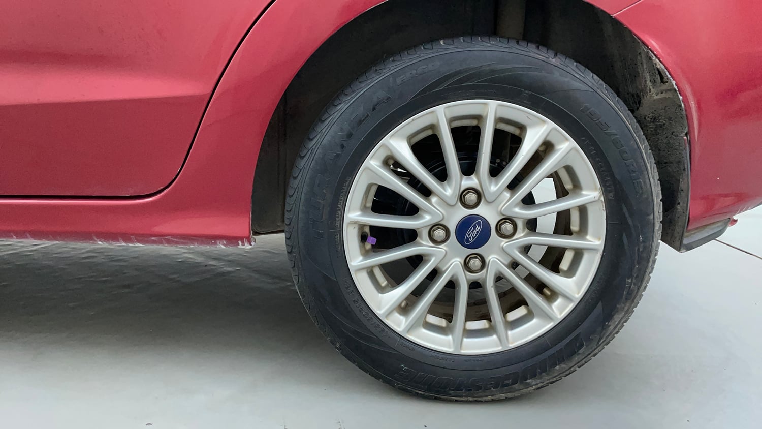Used 2019 Ford Figo Aspire Titanium Plus 1.5 TDCi Diesel Manual tyres LEFT REAR TYRE RIM VIEW