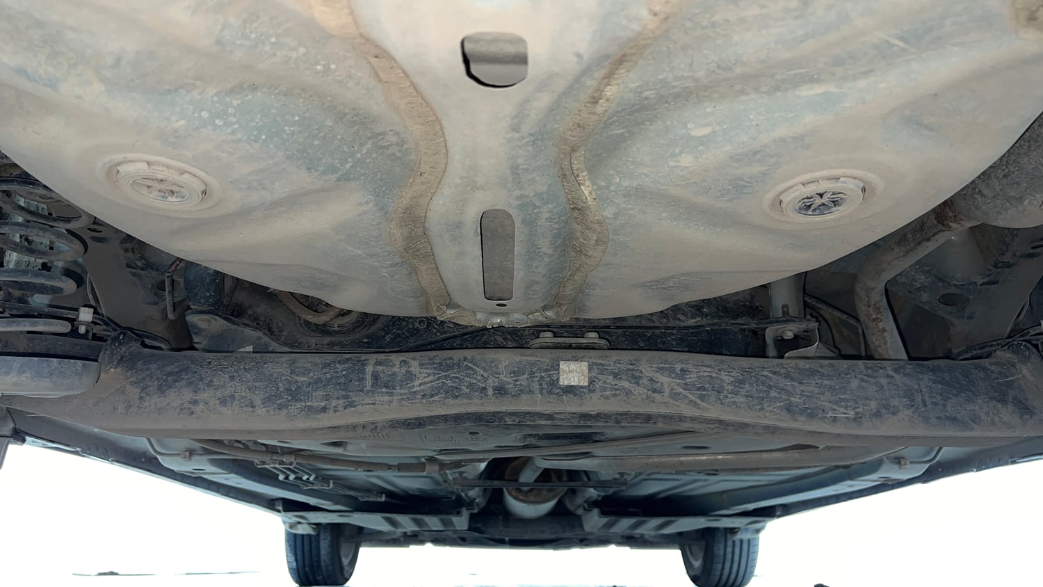Used 2024 Maruti Suzuki Baleno Alpha AGS Petrol Automatic extra REAR UNDERBODY VIEW (TAKEN FROM REAR)