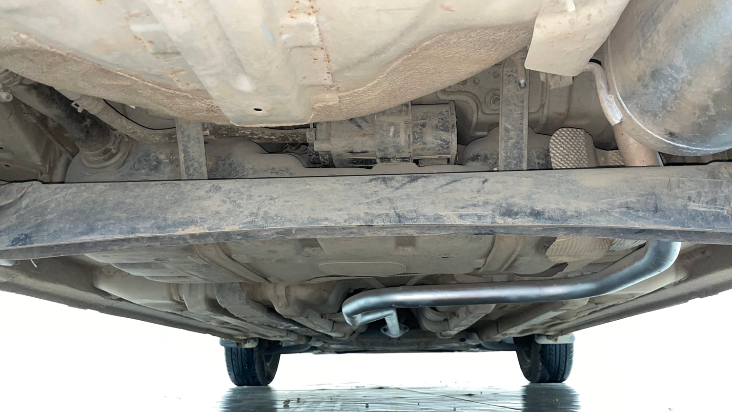 Used 2019 Hyundai Elite i20 Magna Plus 1.2 Petrol Manual extra REAR UNDERBODY VIEW (TAKEN FROM REAR)