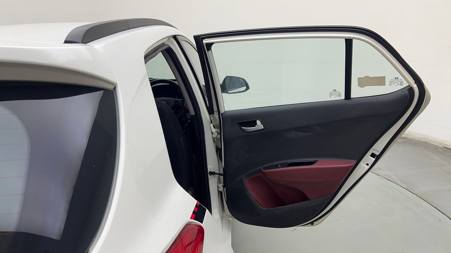 Used 2016 Hyundai Grand i10 Anniversary Edition Petrol Manual interior RIGHT REAR DOOR OPEN VIEW