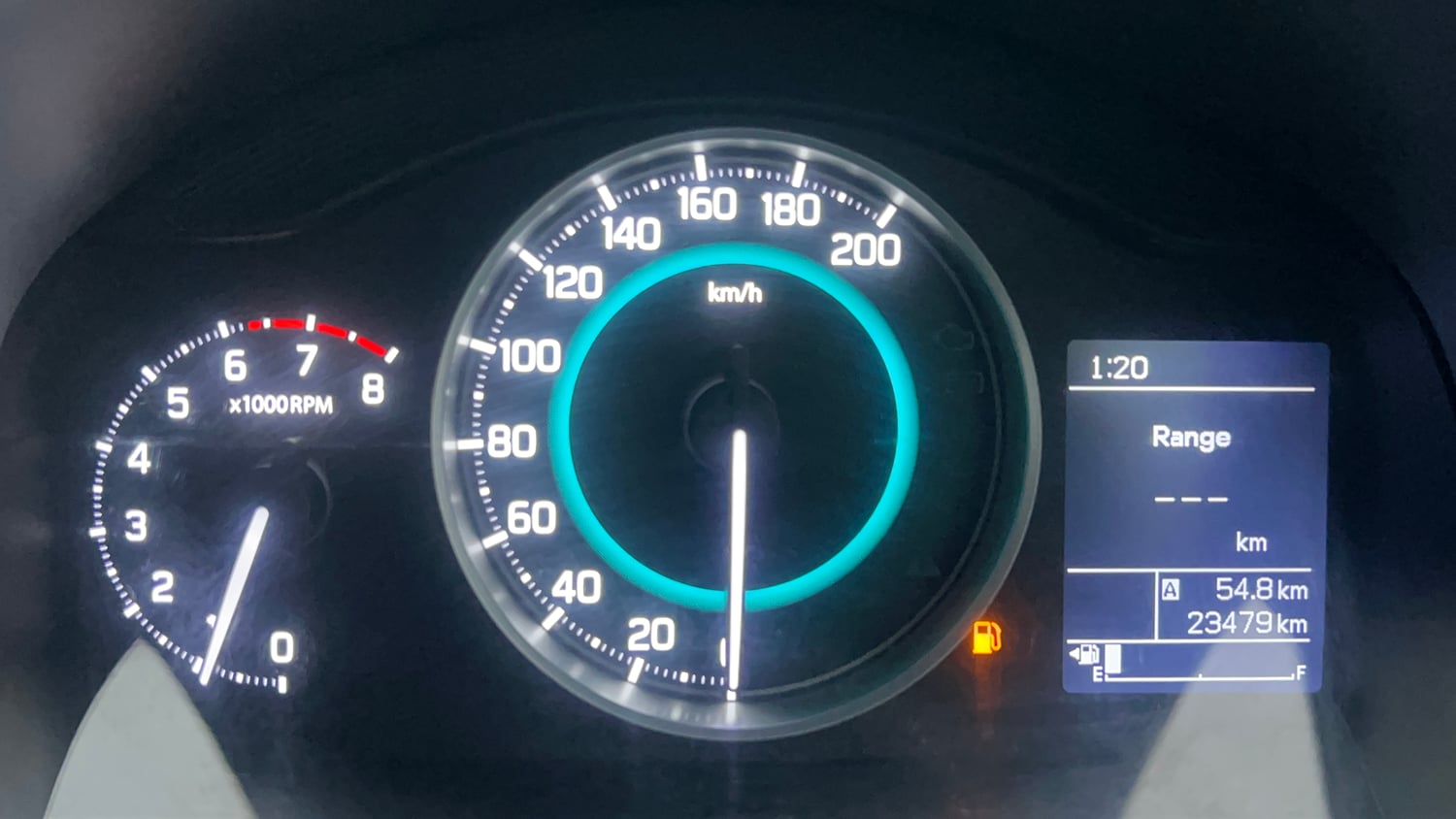 Used 2021 Maruti Suzuki Ignis Zeta 1.2 MT Petrol Manual interior CLUSTERMETER VIEW