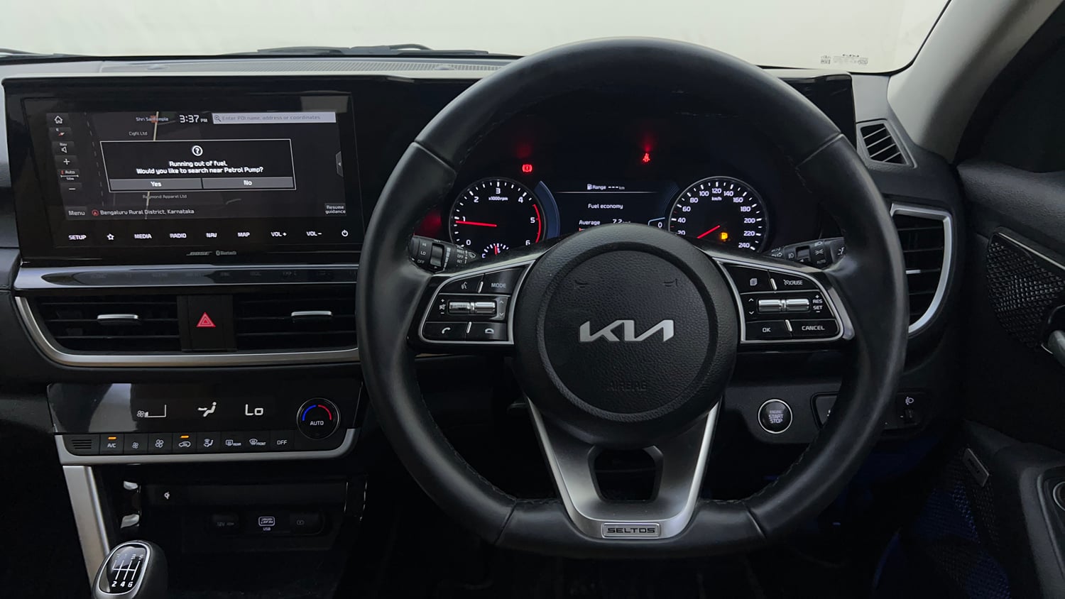 Used 2022 Kia Seltos HTX Plus 1.5 Diesel Diesel Manual interior STEERING VIEW