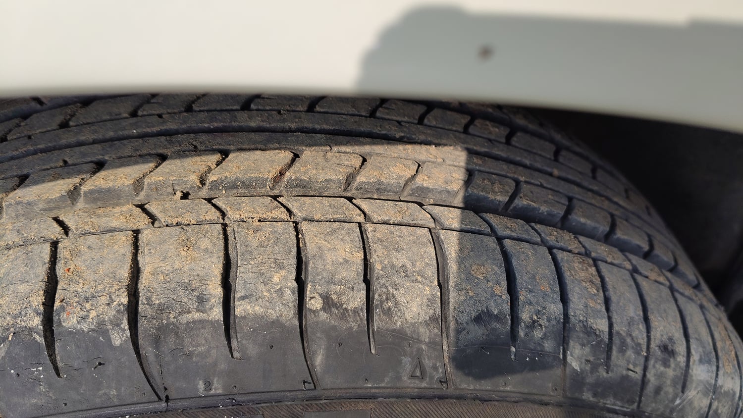 Used 2012 Maruti Suzuki Swift Dzire ZXI Petrol Manual tyres LEFT FRONT TYRE TREAD VIEW