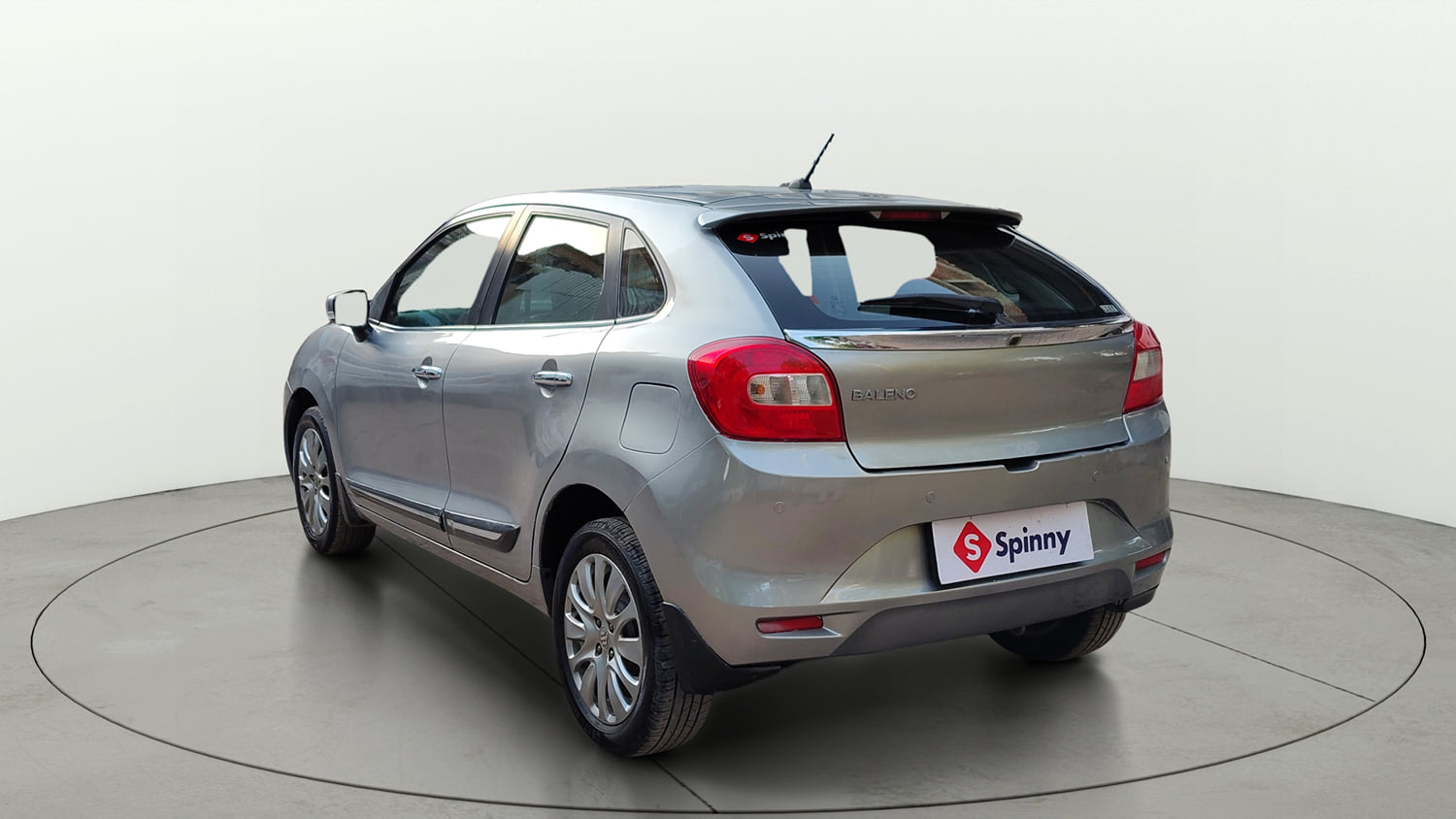 Used 2017 Maruti Suzuki Baleno Zeta 1.2 Petrol Manual exterior LEFT REAR CORNER VIEW