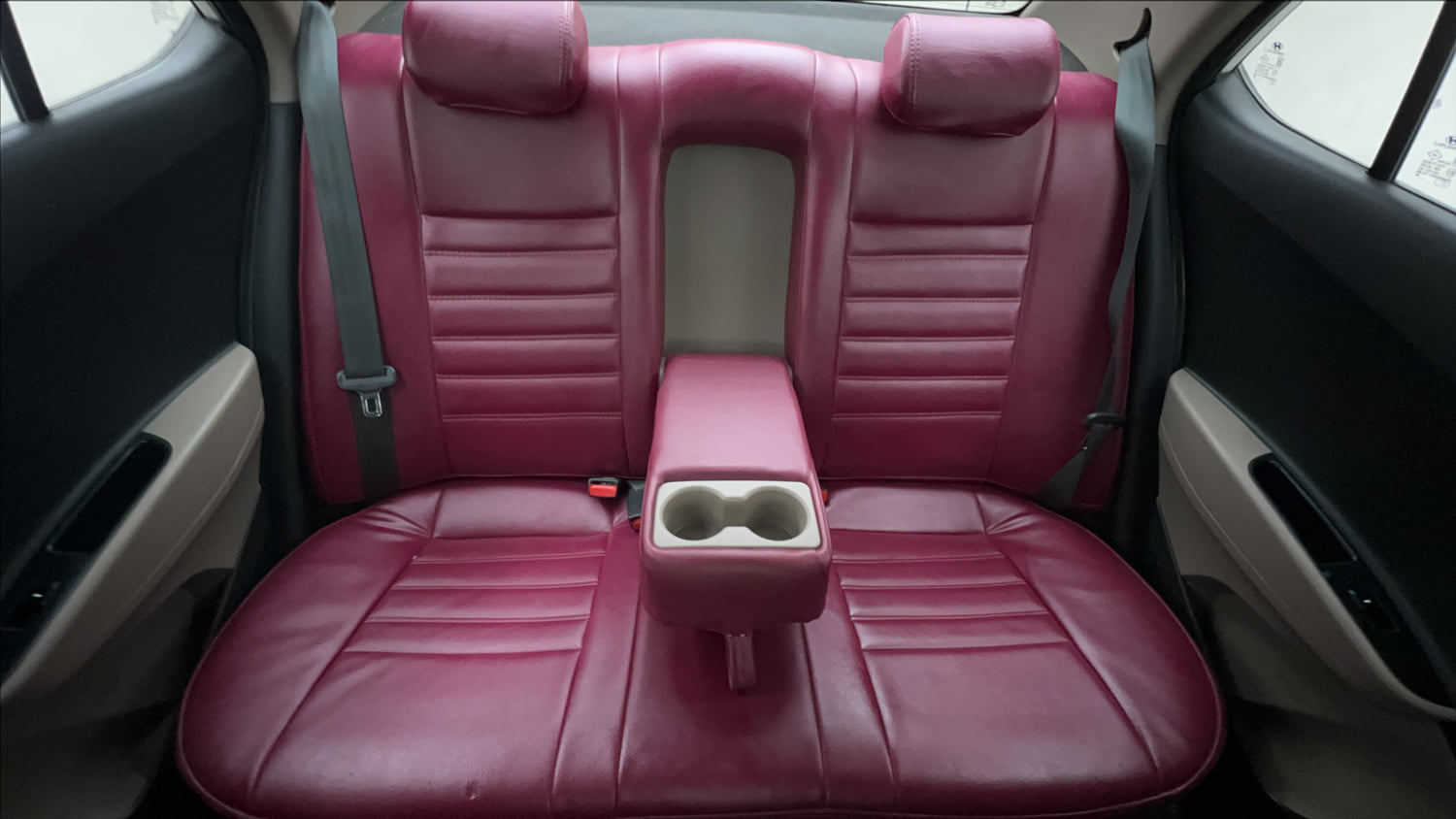 Used 2015 Hyundai Xcent SX 1.2 Petrol Manual interior REAR SEAT CONDITION VIEW