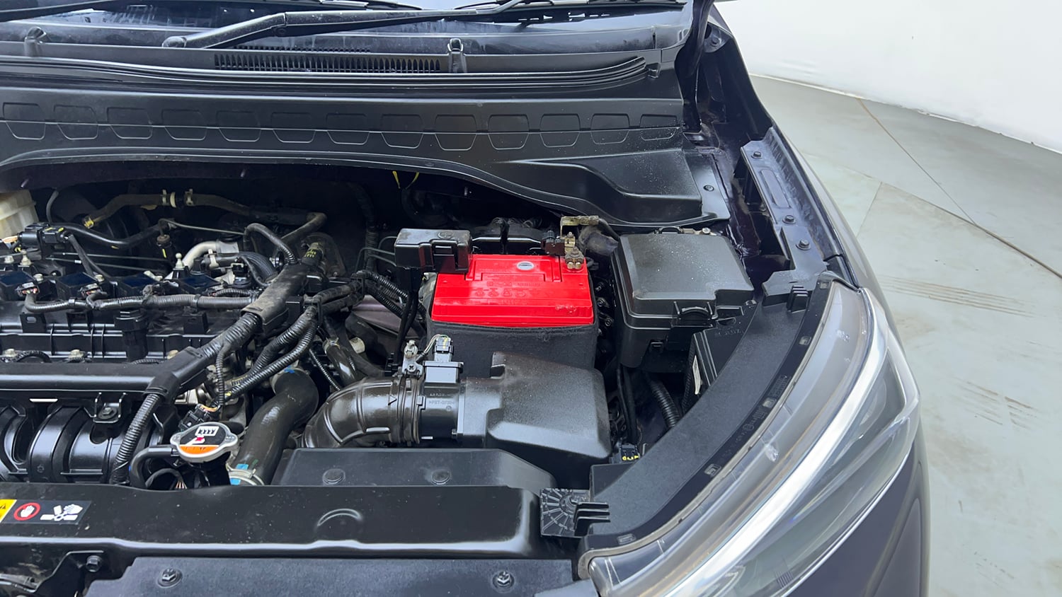 Used 2023 Kia Sonet HTK Plus 1.2 Petrol Manual engine ENGINE LEFT SIDE VIEW