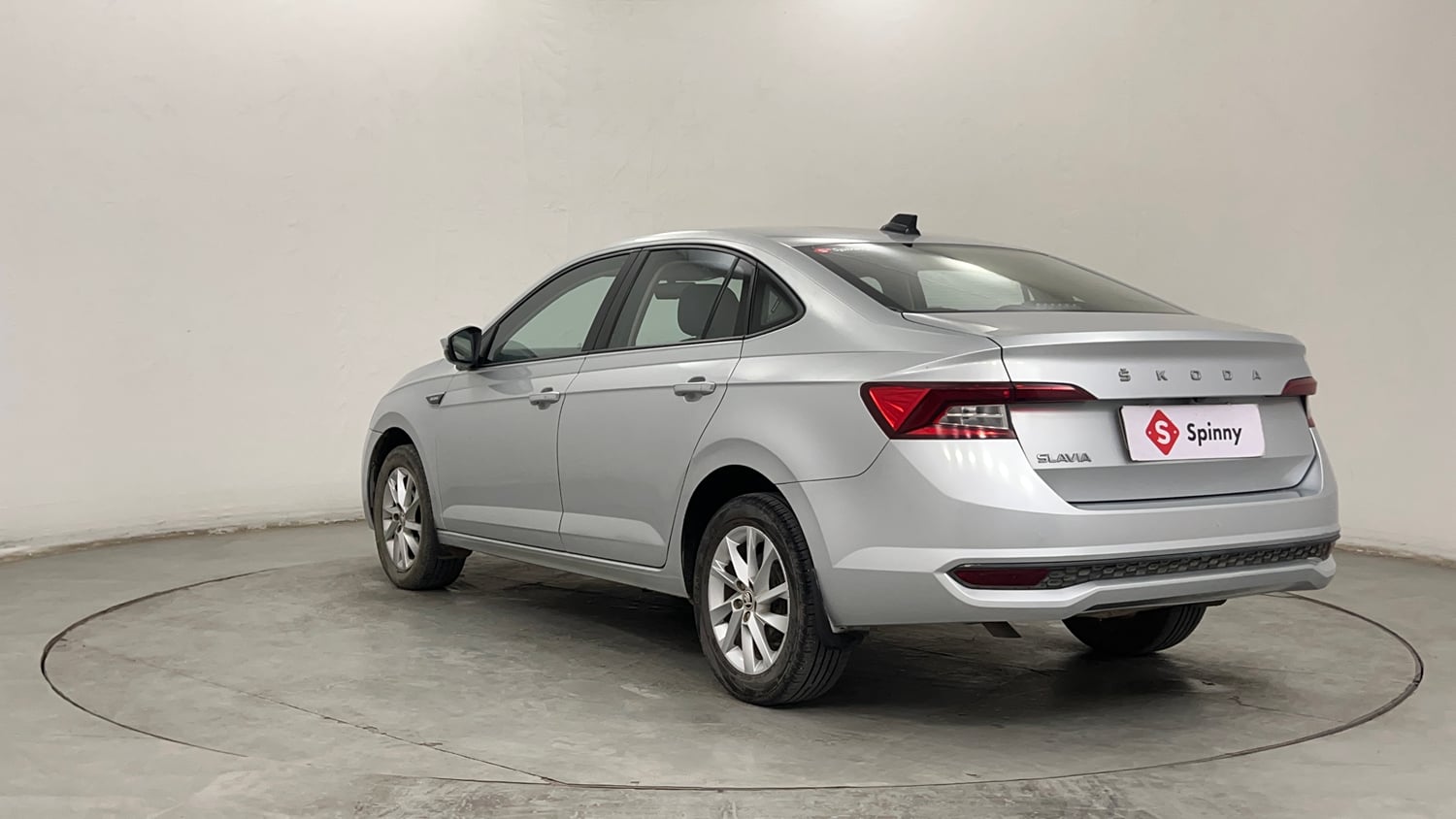 Used 2022 Skoda Slavia Ambition 1.0L TSI AT Petrol Automatic exterior LEFT REAR CORNER VIEW
