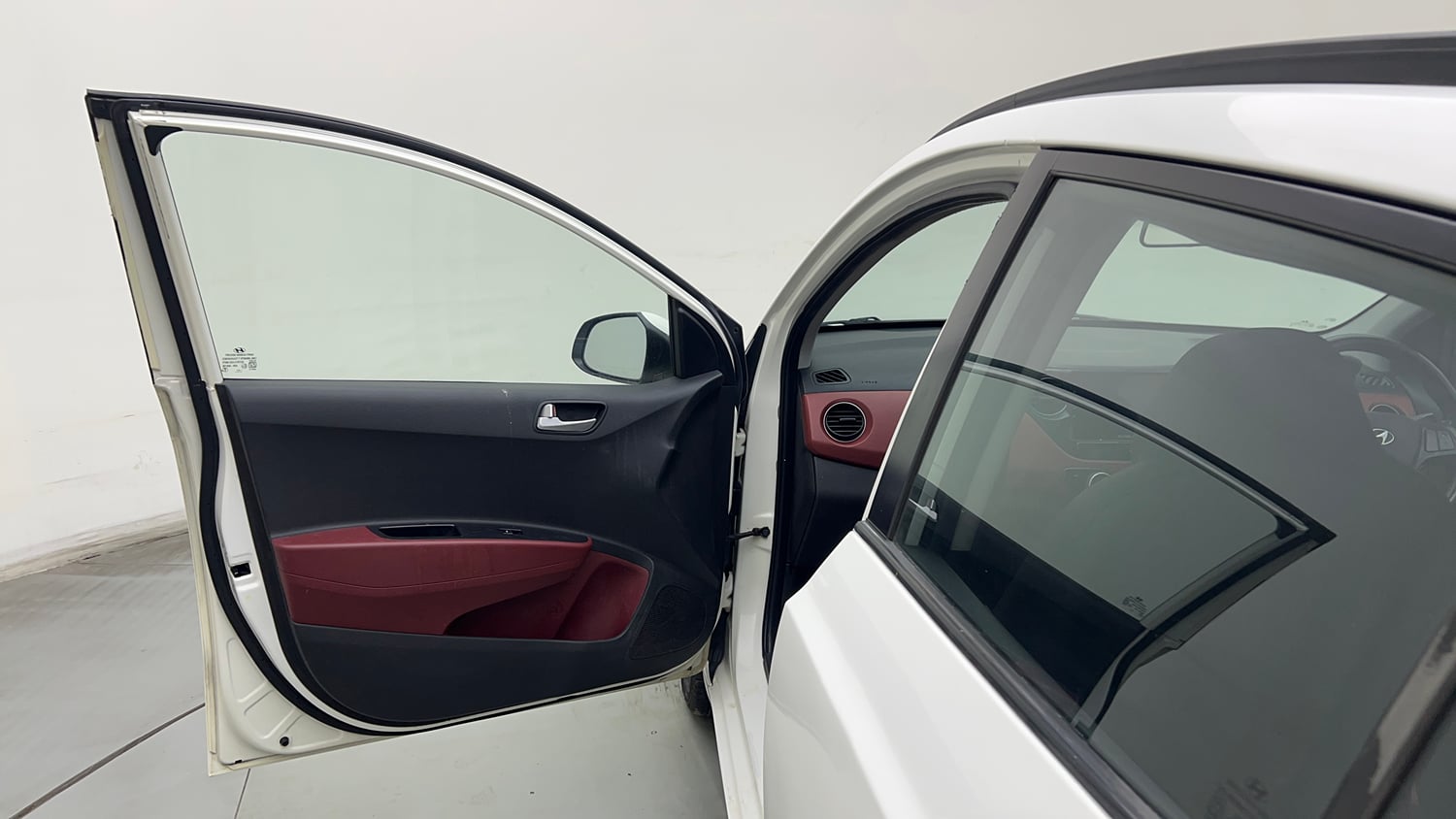 Used 2016 Hyundai Grand i10 Anniversary Edition Petrol Manual interior LEFT FRONT DOOR OPEN VIEW