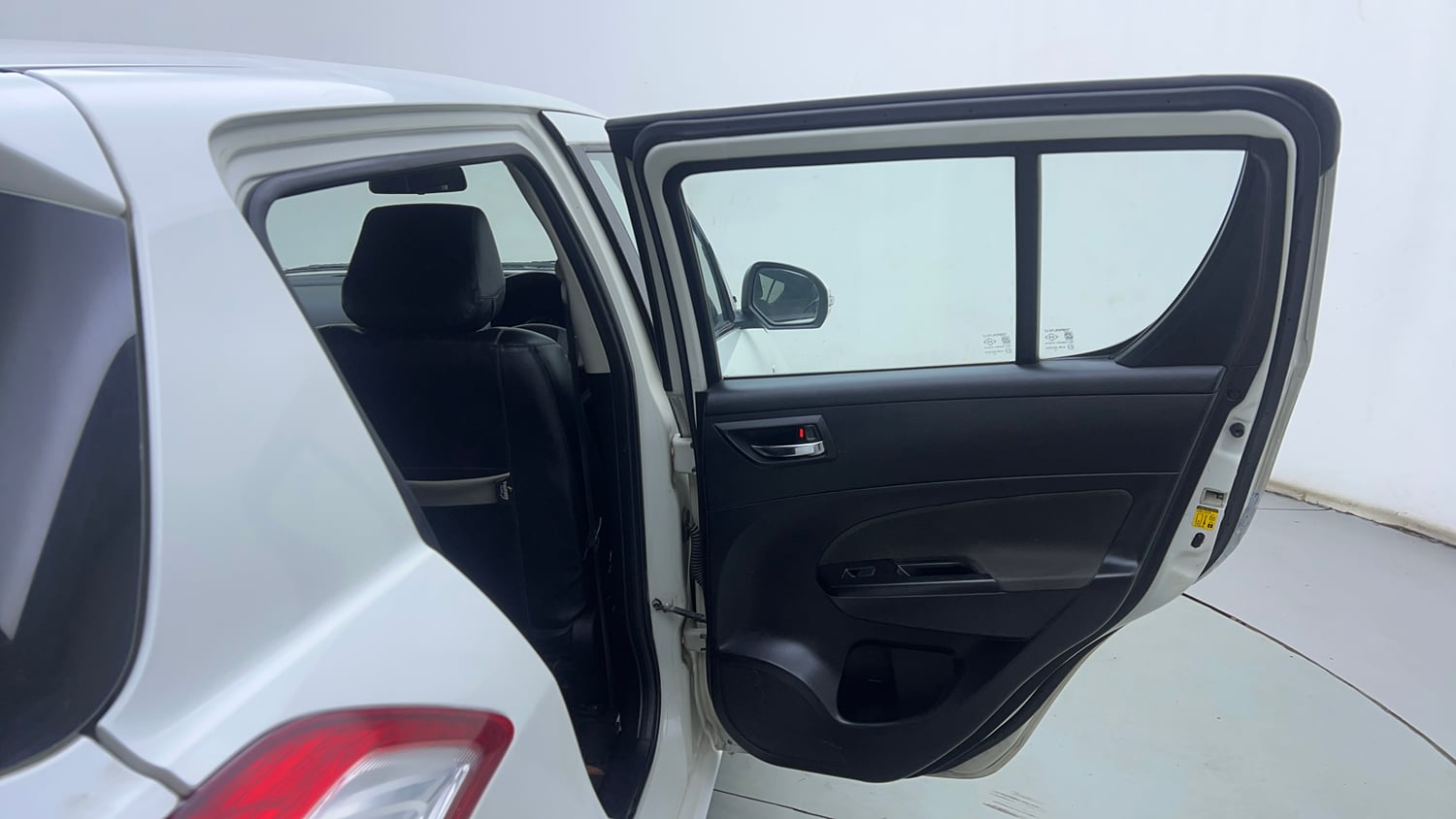 Used 2013 Maruti Suzuki Swift VXi Petrol Manual interior RIGHT REAR DOOR OPEN VIEW