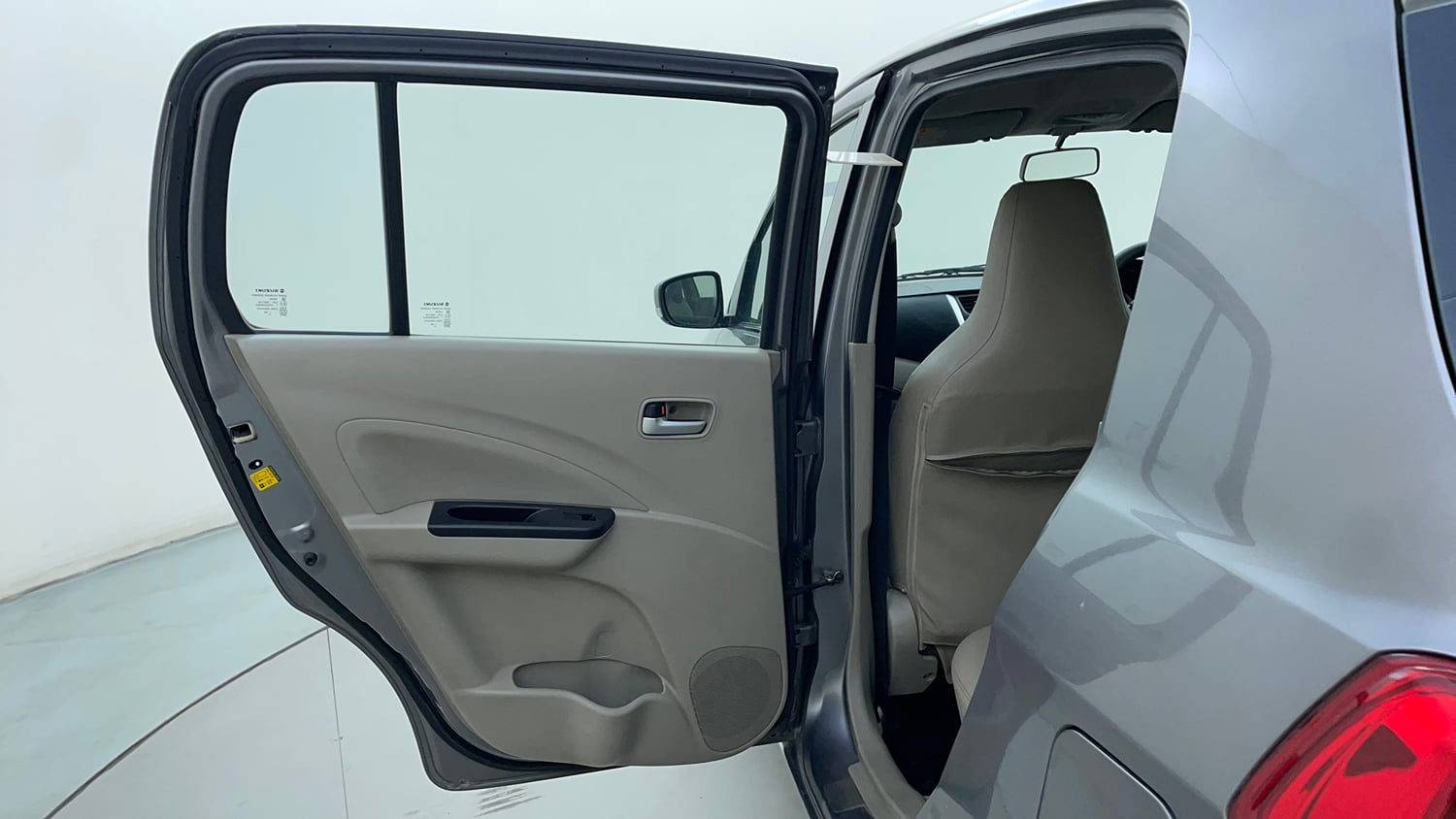 Used 2016 Maruti Suzuki Celerio ZXI (O) AMT Petrol Automatic interior LEFT REAR DOOR OPEN VIEW
