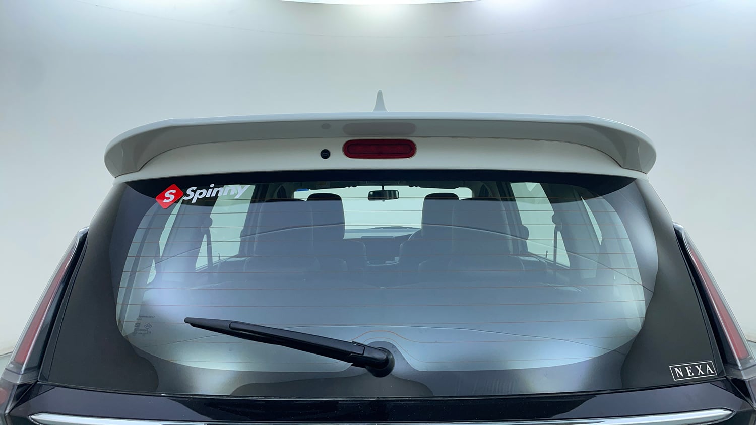 Used 2022 Maruti Suzuki XL6 Alpha Plus AT Petrol Petrol Automatic exterior BACK WINDSHIELD VIEW