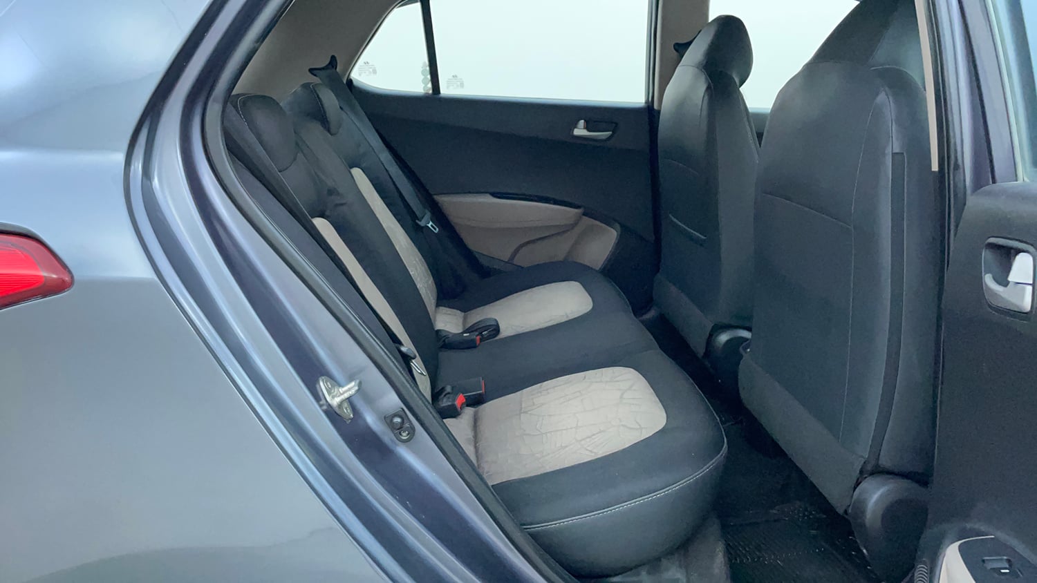 Used 2014 Hyundai Grand i10 Sportz 1.2 Kappa VTVT Petrol Manual interior RIGHT SIDE REAR DOOR CABIN VIEW