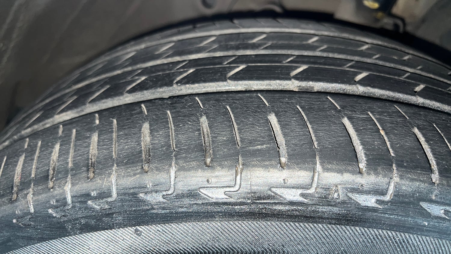 Used 2022 Honda City ZX Petrol Petrol Manual tyres RIGHT FRONT TYRE TREAD VIEW