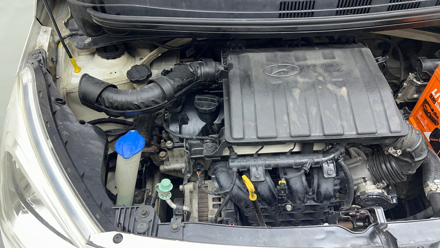 Used 2016 Hyundai Grand i10 Anniversary Edition Petrol Manual engine ENGINE RIGHT SIDE VIEW