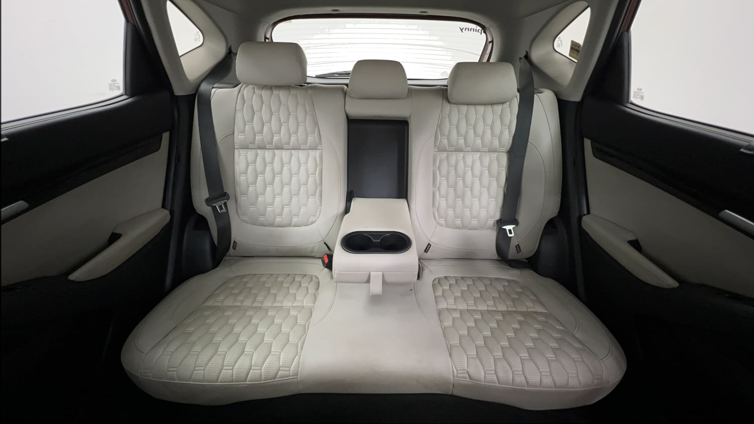 Used 2021 kia Seltos HTX IVT 1.5 Petrol Automatic interior REAR SEAT CONDITION VIEW