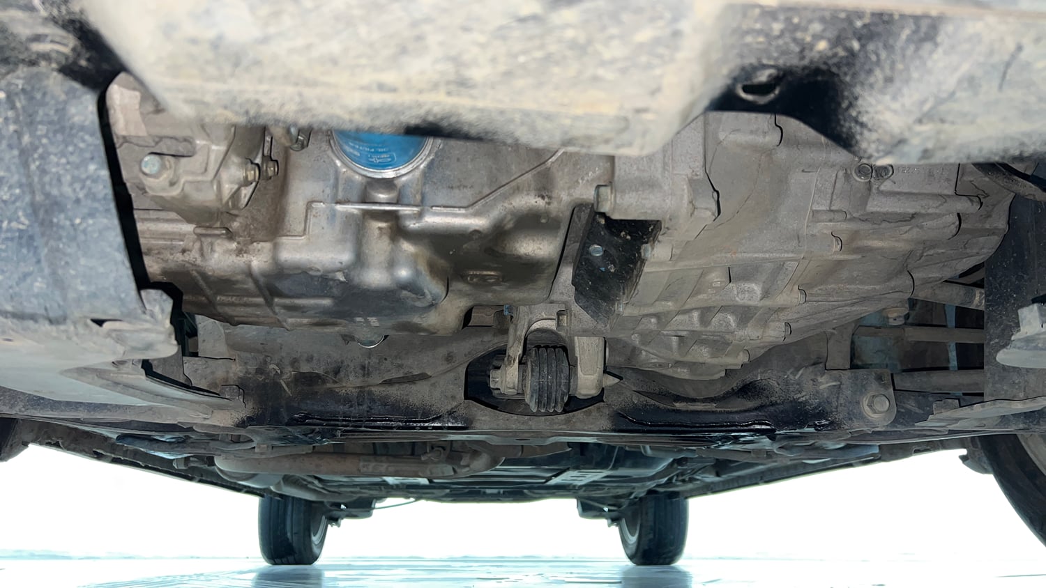 Used 2018 Honda WR-V VX MT Petrol Petrol Manual extra FRONT LEFT UNDERBODY VIEW
