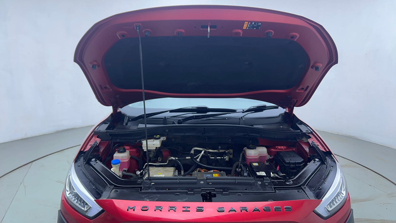 Used 2023 MG Motors ZS EV Exclusive Electric Automatic engine ENGINE & BONNET OPEN FRONT VIEW