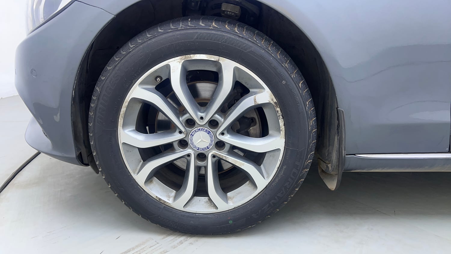 Used 2017 Mercedes-Benz C-Class C 200 Avantgarde Petrol Automatic tyres LEFT FRONT TYRE RIM VIEW