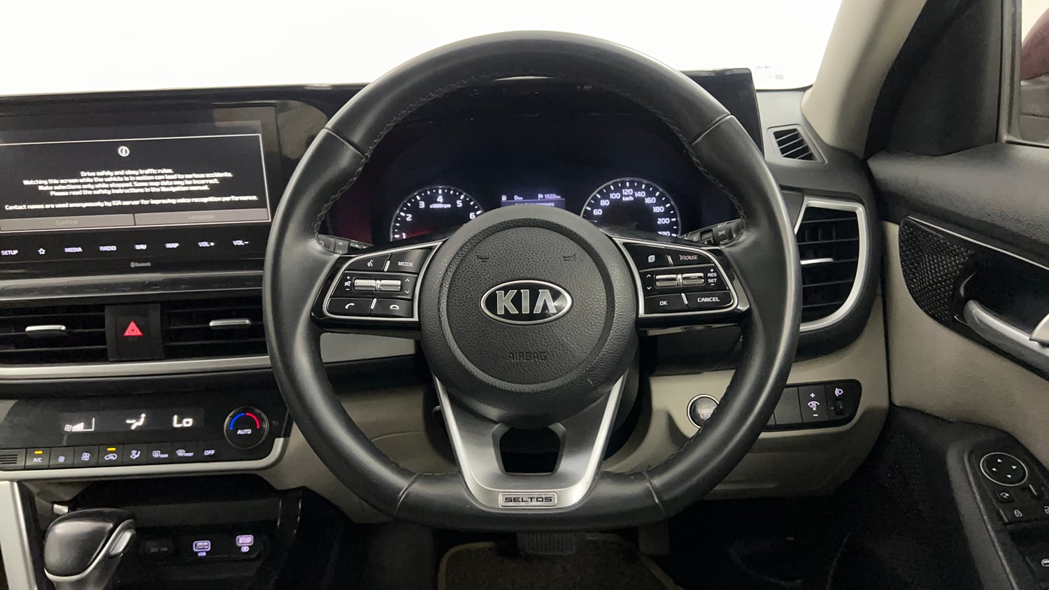 Used 2021 kia Seltos HTX IVT 1.5 Petrol Automatic interior STEERING VIEW