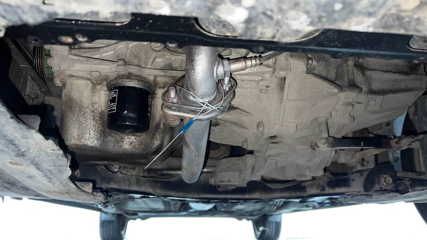 Used 2017 Maruti Suzuki Baleno Alpha 1.2 Petrol Manual extra FRONT LEFT UNDERBODY VIEW
