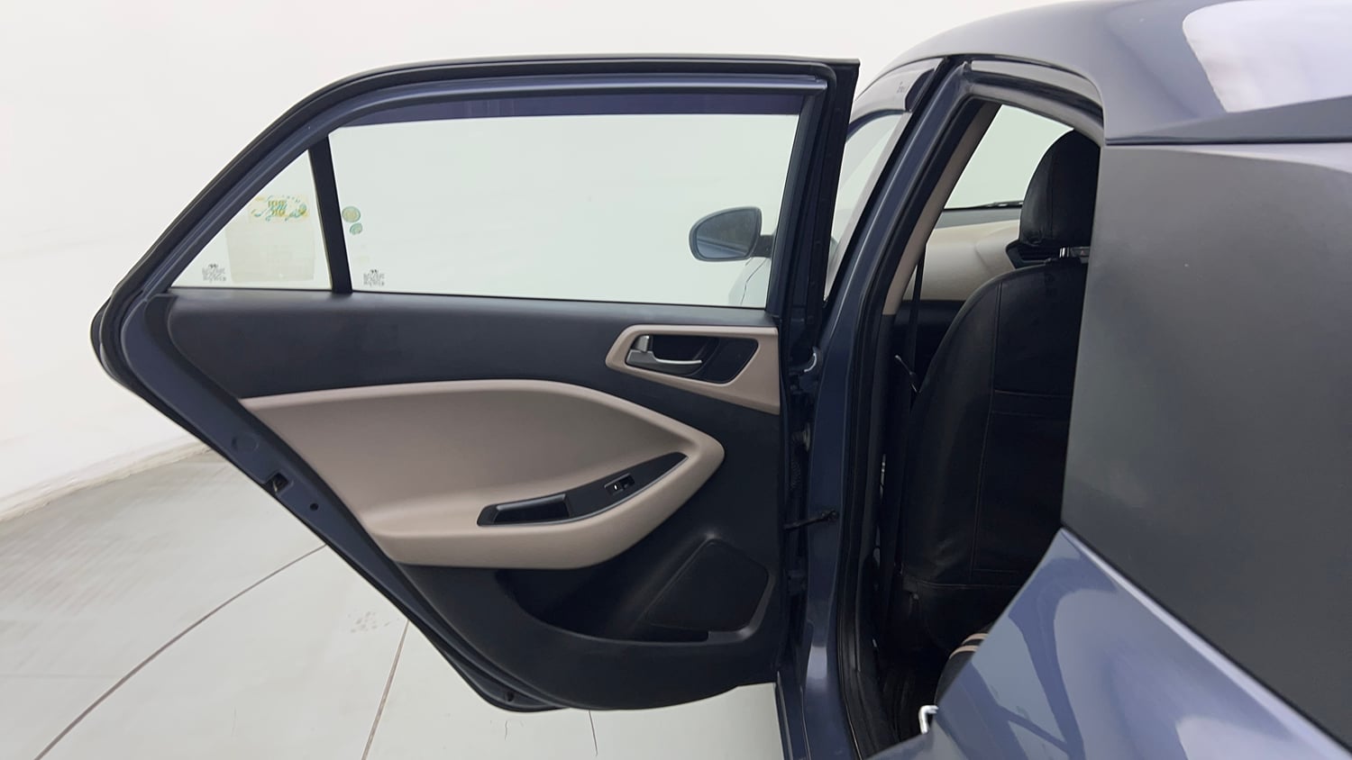 Used 2015 Hyundai Elite i20 Magna 1.2 Petrol Manual interior LEFT REAR DOOR OPEN VIEW