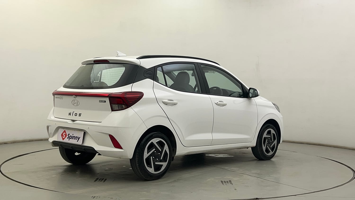 Used 2026 Hyundai Grand i10 Nios Sportz 1.2 Hy-CNG Duo Cng Manual exterior RIGHT REAR CORNER VIEW