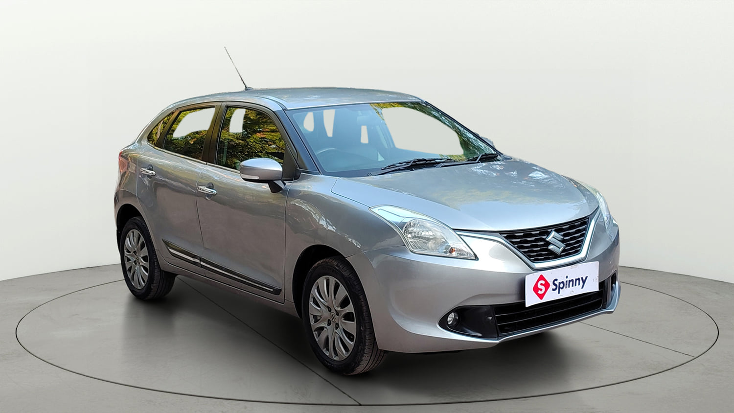 Used 2017 Maruti Suzuki Baleno Zeta 1.2 Petrol Manual exterior RIGHT FRONT CORNER VIEW