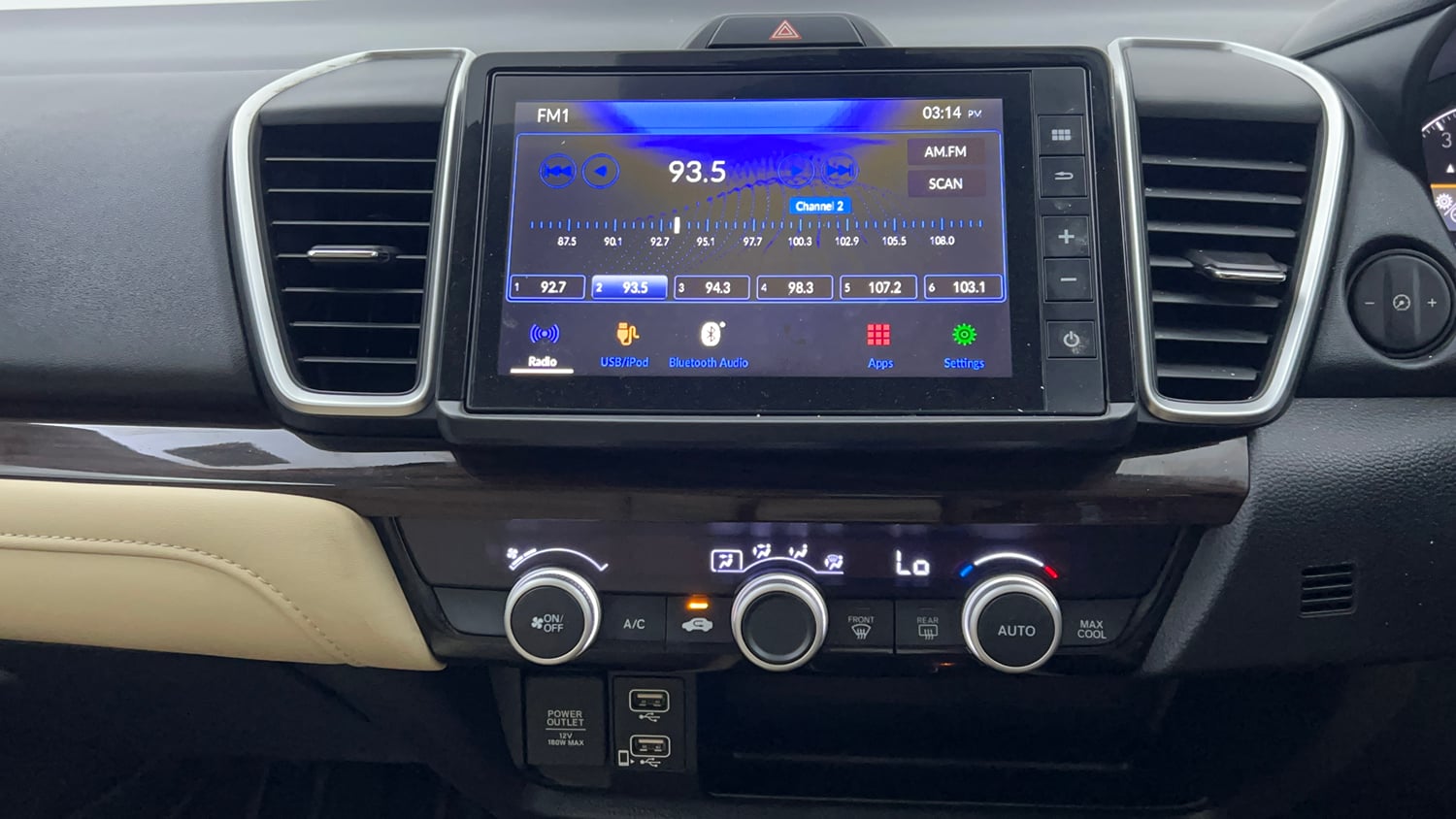 Used 2021 Honda City ZX CVT Petrol Petrol Automatic interior MUSIC SYSTEM & AC CONTROL VIEW