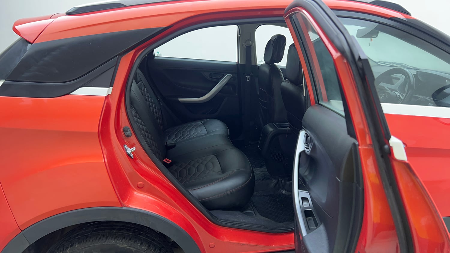 Used 2022 Tata Nexon XM Petrol Manual interior RIGHT SIDE REAR DOOR CABIN VIEW