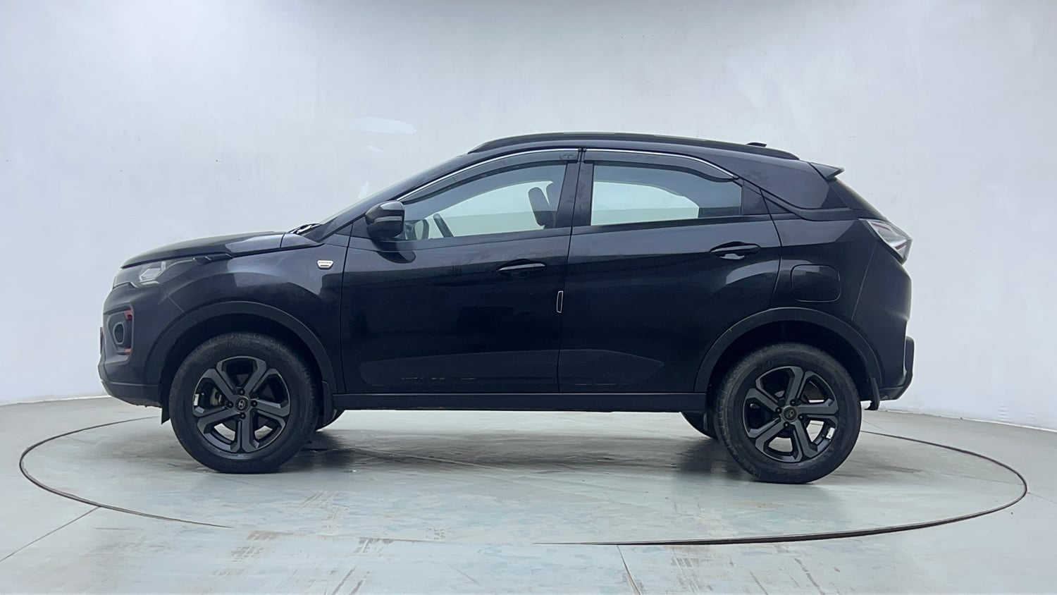 Used 2023 Tata Nexon XZA Plus LUXS Red Dark Edition Petrol Automatic exterior LEFT SIDE VIEW