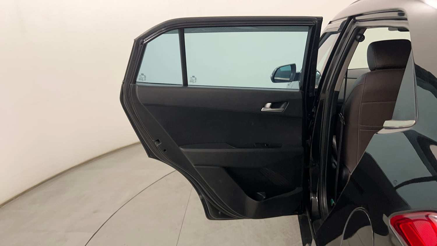 Used 2018 Hyundai Creta SX 1.6 AT CRDi Diesel Automatic interior LEFT REAR DOOR OPEN VIEW