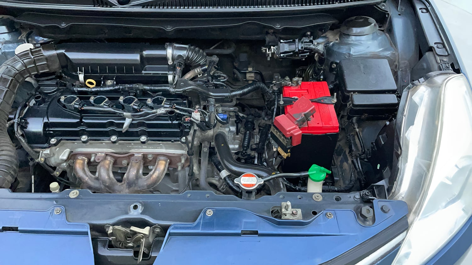 Used 2017 Maruti Suzuki Baleno Zeta 1.2 AT Petrol Automatic engine ENGINE LEFT SIDE VIEW