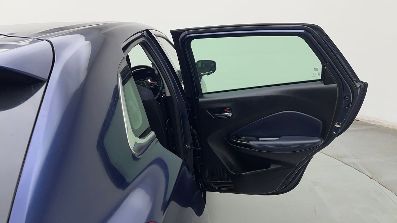 Used 2024 Maruti Suzuki Baleno Alpha AGS Petrol Automatic interior RIGHT REAR DOOR OPEN VIEW