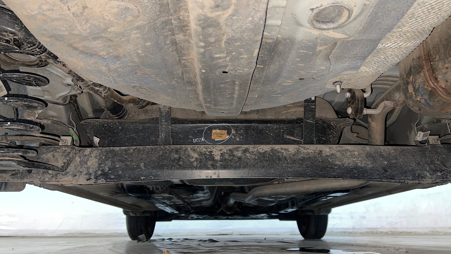 Used 2025 Hyundai Grand i10 Nios Magna 1.2 Kappa Petrol Manual extra REAR UNDERBODY VIEW (TAKEN FROM REAR)