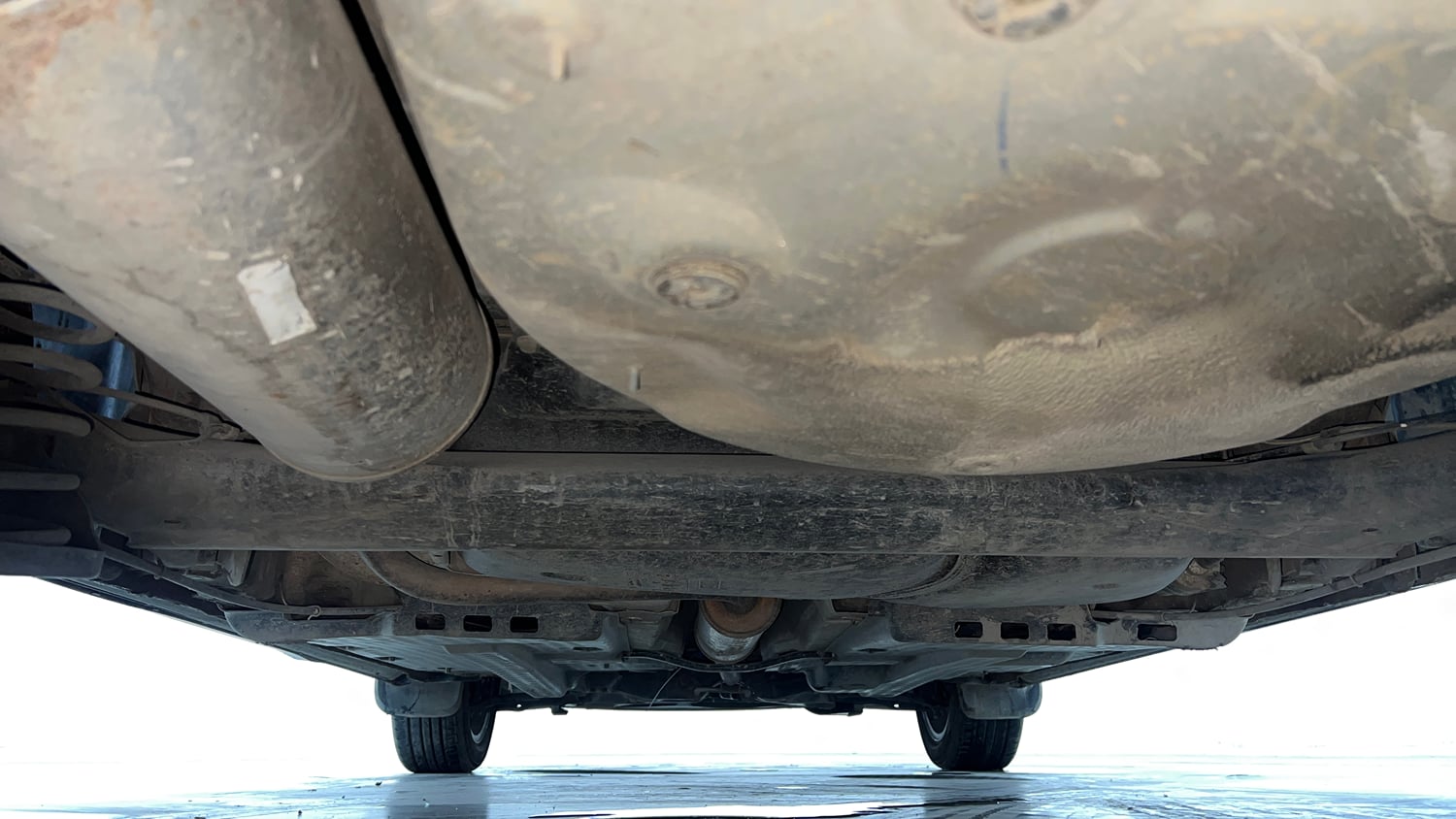 Used 2021 Volkswagen Polo Comfortline 1.0L MPI Petrol Manual extra REAR UNDERBODY VIEW (TAKEN FROM REAR)