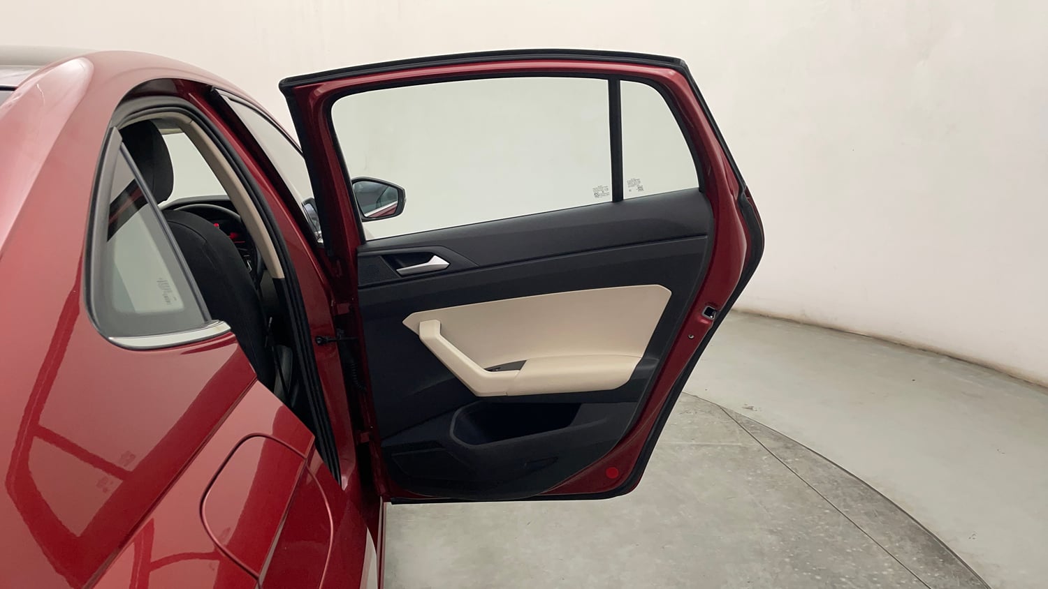 Used 2024 Volkswagen Virtus GT 1.5 TSI DSG Petrol Automatic interior RIGHT REAR DOOR OPEN VIEW