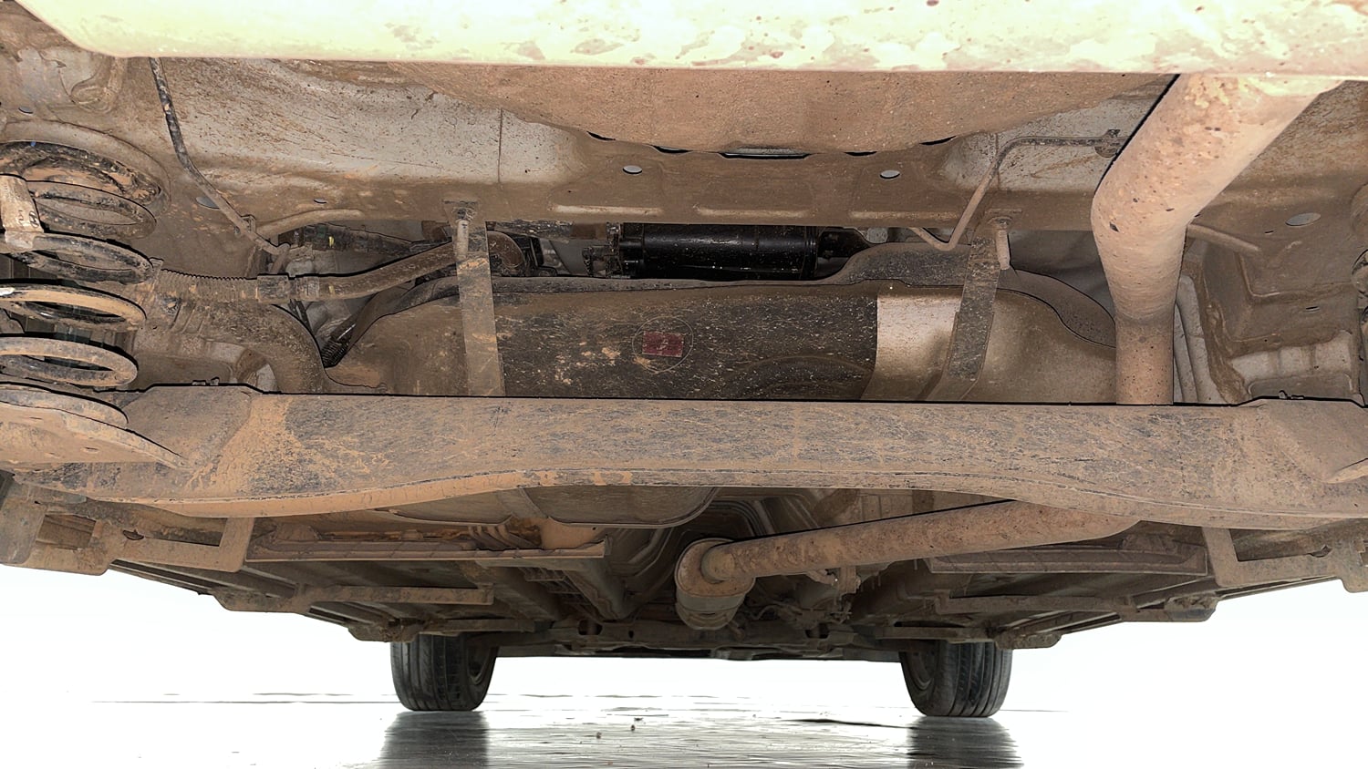 Used 2023 Kia Seltos GTX Plus 1.5 Turbo Petrol DCT Petrol Automatic extra REAR UNDERBODY VIEW (TAKEN FROM REAR)