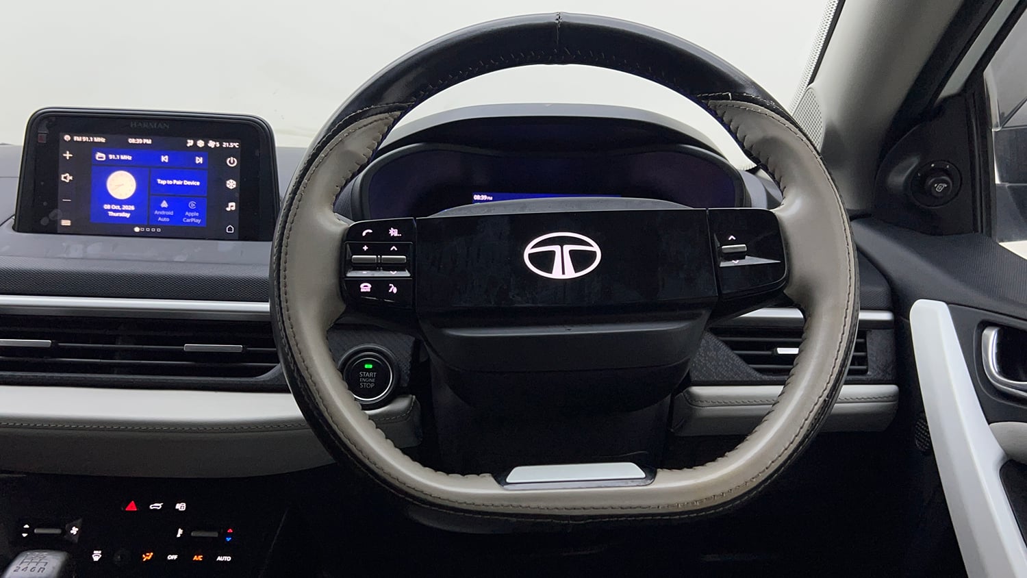 Used 2024 Tata Nexon Creative 1.2 Revotron Petrol 6MT Petrol Manual interior STEERING VIEW