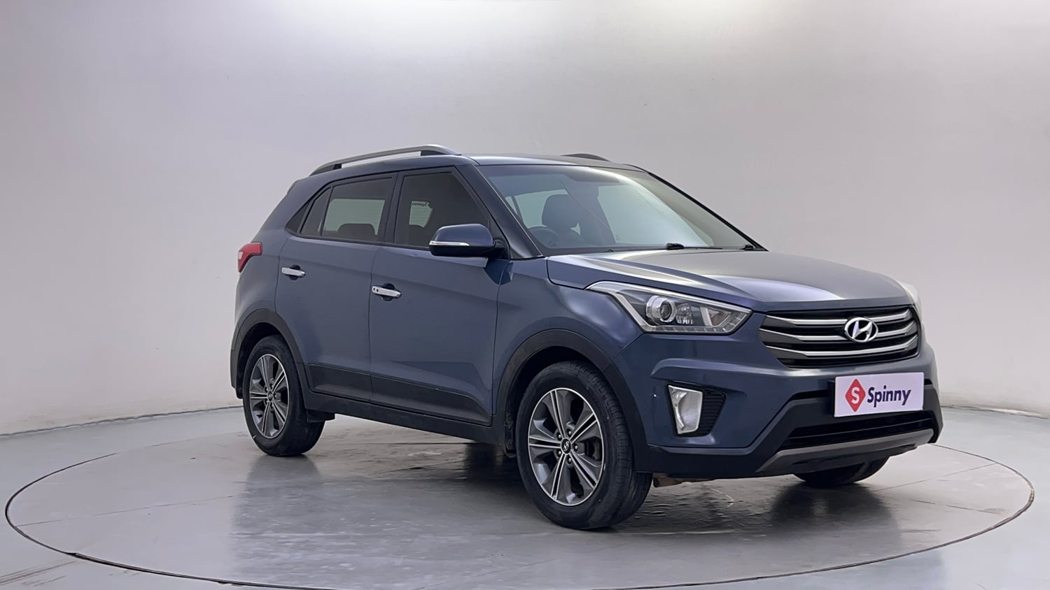 Used 2017 Hyundai Creta 1.6 SX Plus AT Petrol Petrol Automatic exterior RIGHT FRONT CORNER VIEW