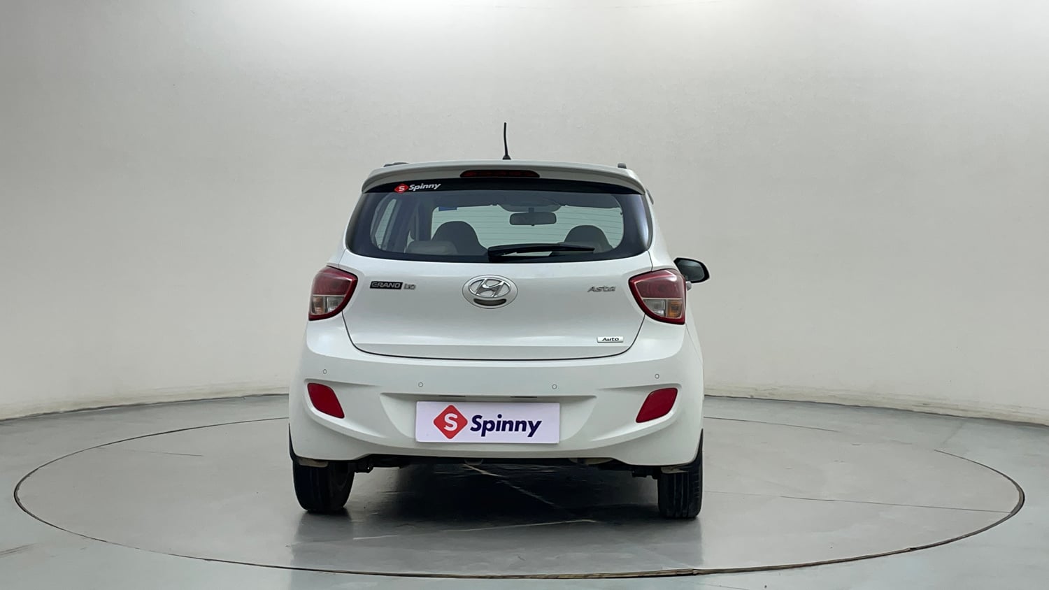 Used 2014 Hyundai Grand i10 Asta AT 1.2 Kappa VTVT Petrol Automatic exterior BACK VIEW