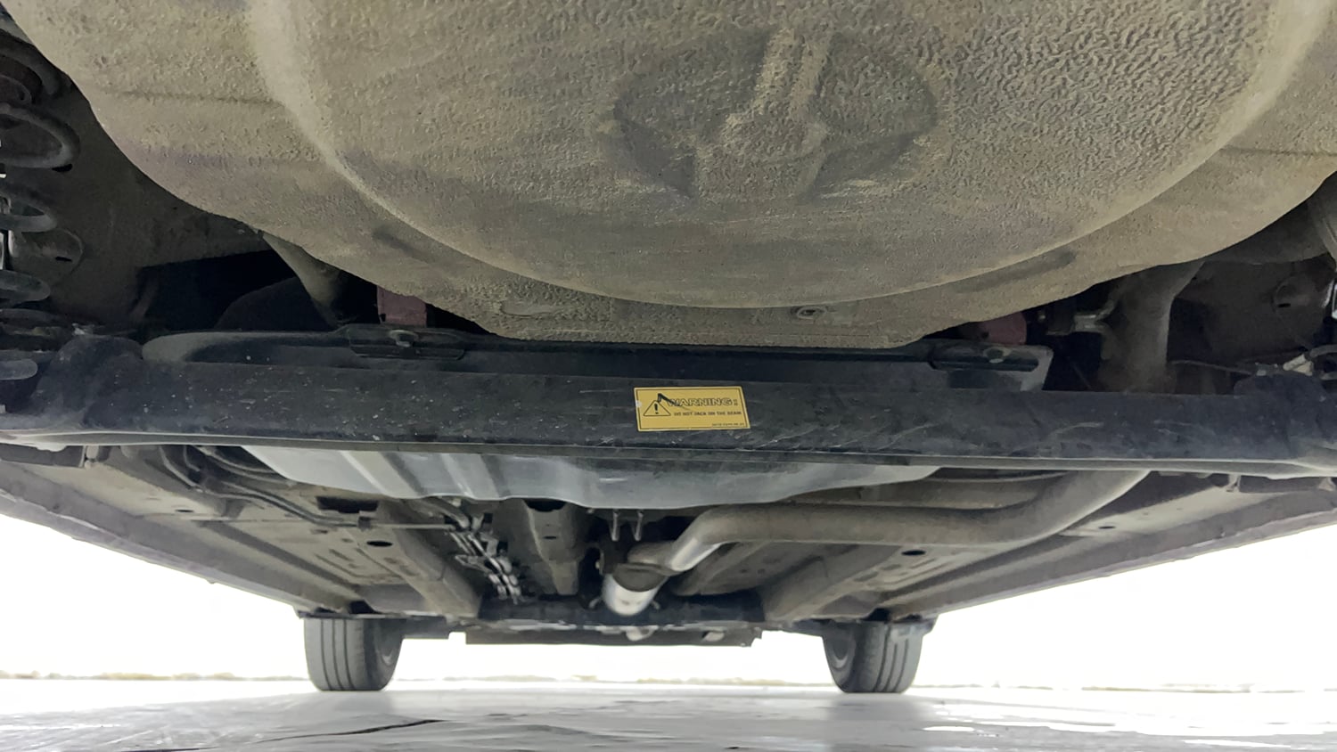 Used 2024 Tata Altroz XZ Plus i-Turbo (S) Petrol Manual extra REAR UNDERBODY VIEW (TAKEN FROM REAR)