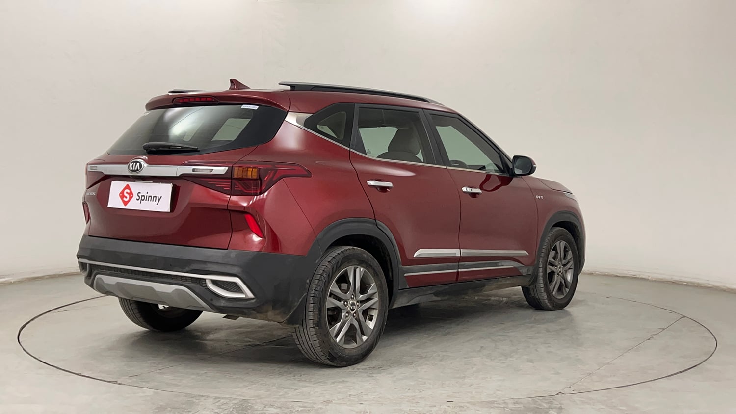 Used 2021 kia Seltos HTX IVT 1.5 Petrol Automatic exterior RIGHT REAR CORNER VIEW
