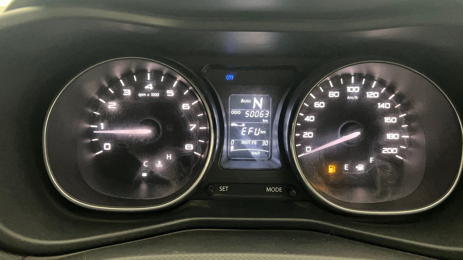 Used 2019 Tata Nexon XZA Plus Petrol Dual Tone Petrol Automatic interior CLUSTERMETER VIEW