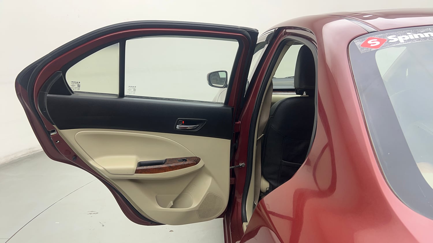 Used 2017 Maruti Suzuki Dzire VXi Petrol Manual interior LEFT REAR DOOR OPEN VIEW