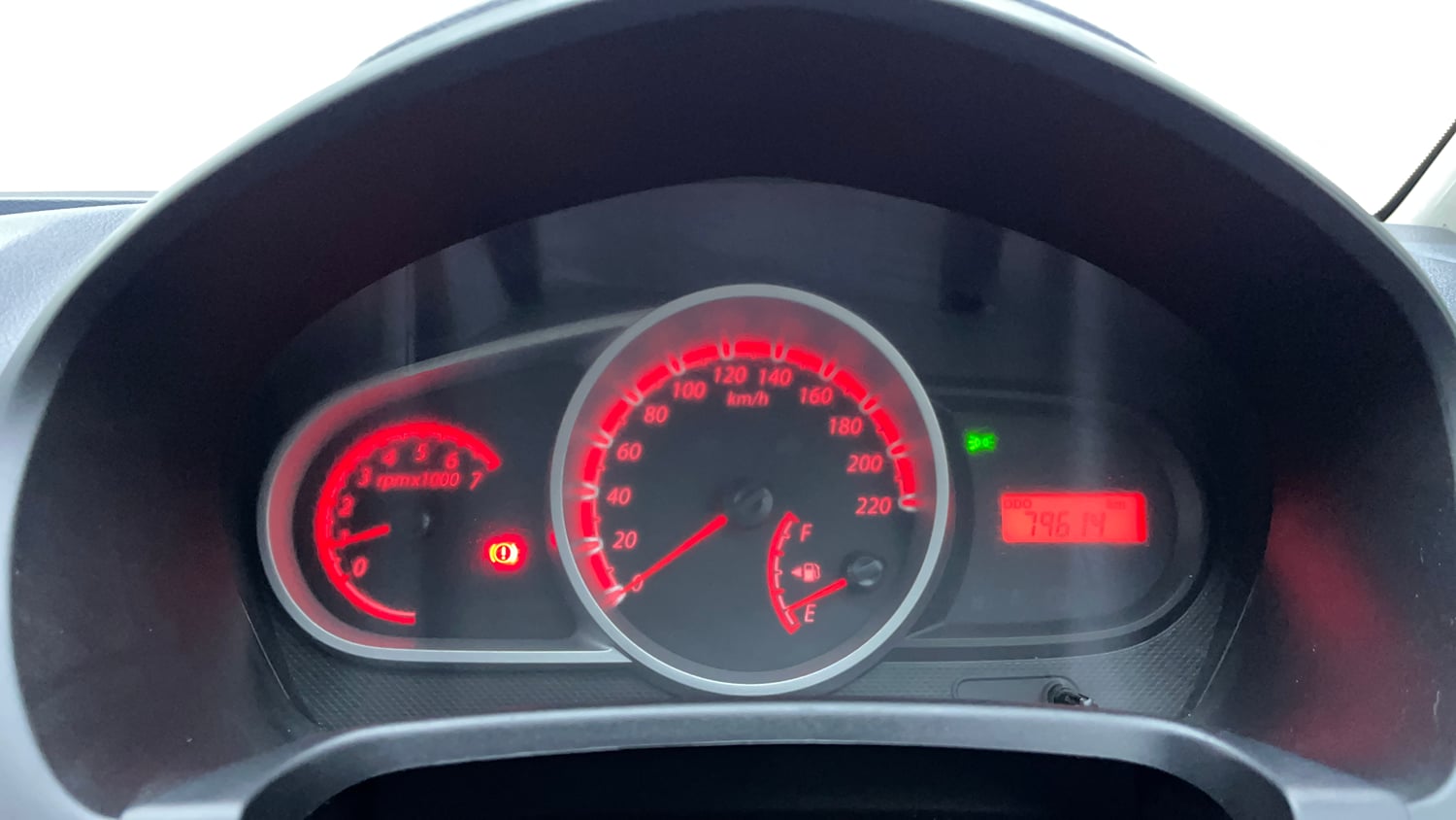 Used 2014 Ford Figo Duratorq Diesel Titanium 1.4 Diesel Manual interior CLUSTERMETER VIEW