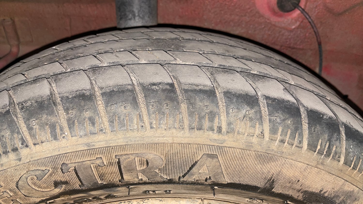 Used 2021 Maruti Suzuki Celerio VXi Petrol Manual tyres RIGHT REAR TYRE TREAD VIEW